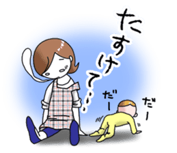 Happy mother life sticker #8804649