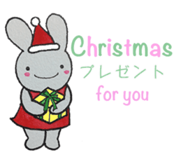 Monkey's New Year's, Winter greeting set sticker #8804702