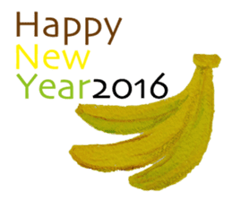 Monkey's New Year's, Winter greeting set sticker #8804716