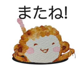 Monkey's New Year's, Winter greeting set sticker #8804734