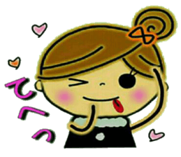 It shines, girl 2 sticker #8805224