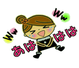 It shines, girl 2 sticker #8805243