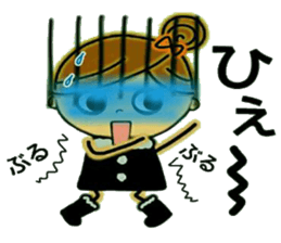 It shines, girl 2 sticker #8805247