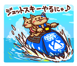 the pad of cat @ Okinawa sticker #8805978