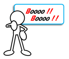 Sticker of stick figures vol.5! sticker #8806412