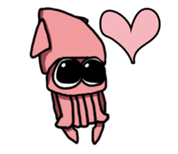 Cuttlefish in the world. sticker #8806778