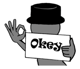 Gray man beloved sticker #8806850