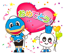 KAWASAKI FRONTALE 2015 MASCOTS STICKER sticker #8807132
