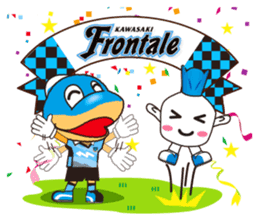 KAWASAKI FRONTALE 2015 MASCOTS STICKER sticker #8807135