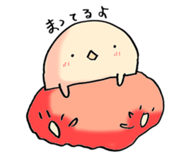 The cat is talking. sticker #8807216