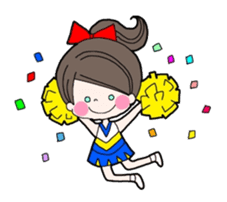 Cheerleader!!! sticker #8807264