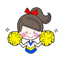 Cheerleader!!! sticker #8807270