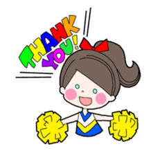 Cheerleader!!! sticker #8807275