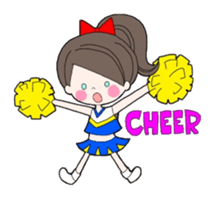 Cheerleader!!! sticker #8807291