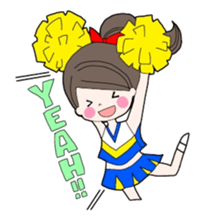 Cheerleader!!! sticker #8807297