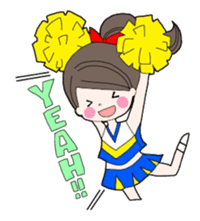 Cheerleader!!! sticker #8807297