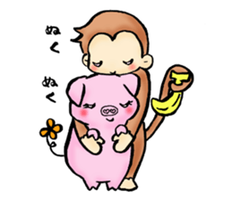 BUBU&KIKI winter sticker #8807658