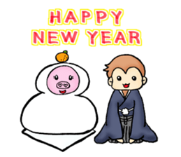 BUBU&KIKI winter sticker #8807684