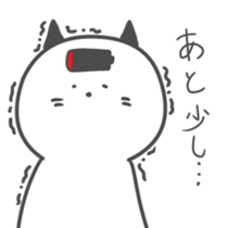 Black ear cat Sticker sticker #8808217