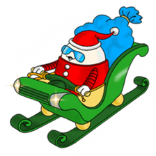 Bee-Beep Christmas sticker #8808316