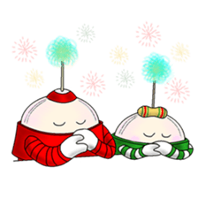 Bee-Beep Christmas sticker #8808326