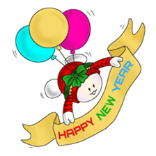 Bee-Beep Christmas sticker #8808337