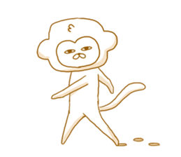 Ugly Monkey! sticker #8808518