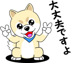 Mameshiba cut Pomeranian [honorific ed] sticker #8808713