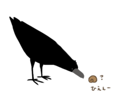 Crow "Kanzaemon" sticker #8809354