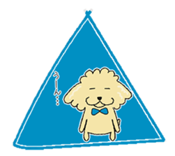 Daily life of the toy poodle named Puuko sticker #8810159