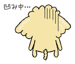 Daily life of the toy poodle named Puuko sticker #8810171