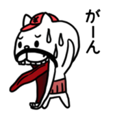 The Belly Band Cap Cat sticker #8810687