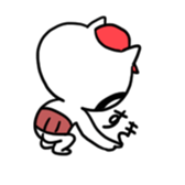 The Belly Band Cap Cat sticker #8810693