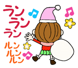 Hawaiian Girl ocyame of winter 2 sticker #8811884