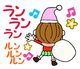 Hawaiian Girl ocyame of winter 2 sticker #8811884