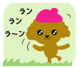 Poodle daily2 sticker #8813264