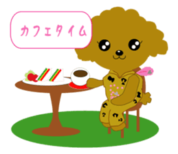 Poodle daily2 sticker #8813267