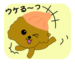 Poodle daily2 sticker #8813272