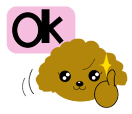 Poodle daily2 sticker #8813273