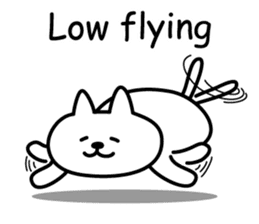 Cat lying down 7 sticker #8814026