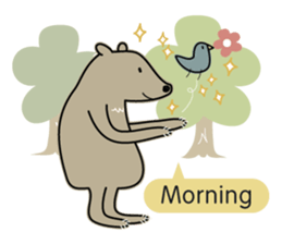 Bears in the forest sticker #8814778