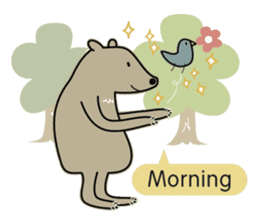 Bears in the forest sticker #8814778