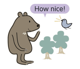 Bears in the forest sticker #8814785