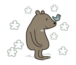 Bears in the forest sticker #8814802
