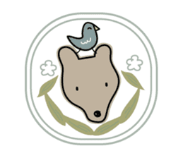 Bears in the forest sticker #8814806