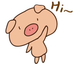 Buji the pig sticker #8815098