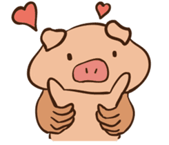 Buji the pig sticker #8815099