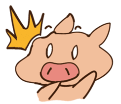 Buji the pig sticker #8815106