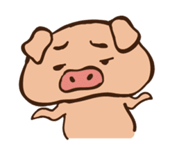 Buji the pig sticker #8815110