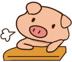 Buji the pig sticker #8815111